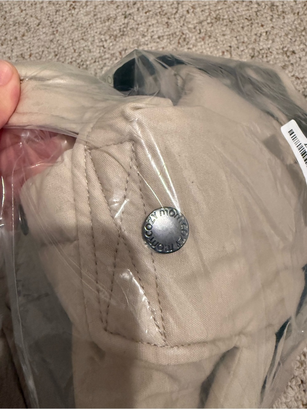 Beige Women’s Utility Jacket with Hood - Light Casual Layer